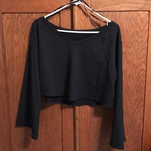 Lululemon cropped shirt